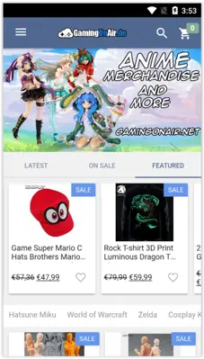 GamingOnAir Onlineshop android App screenshot 1